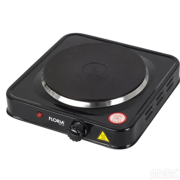 Plaque électrique FLORIA 1 feu - Noir (ZLN2806) Plaque électrique FLORIA 1 feu - Noir (ZLN2806)